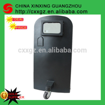 Wheeled metal Level III anti-riot shield ballistic Shield