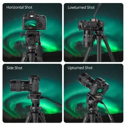 Yunteng VCT-860 Camera Tripod with Hydraulic Head for Mobile Phones and Cameras
