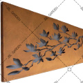 Corten Metal Privacy Fence