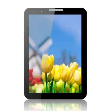 Black Dual Camera Touchpad Tablet Pc , Dual Sim Card Dual Standby
