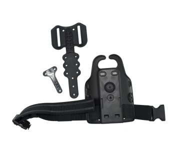 Black Drop Leg Holster Platform and Thigh Holster Panel: Hunting Accessories for Tactical Use