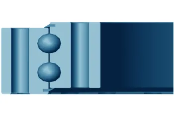 Double Row Different Ball Slewing Bearing(non-geared)