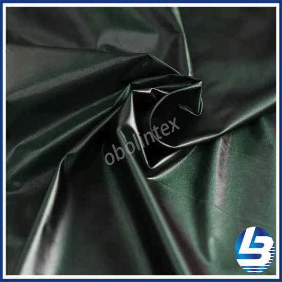 OBL20-2093 High Density Nylon Black Yarn Taffeta 400T