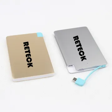 Mini Size Portable Metal Card 4000mah Power Bank