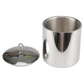 Outdoor Chiller Bucket-Stainless Steel Ice Bucket with Lid
