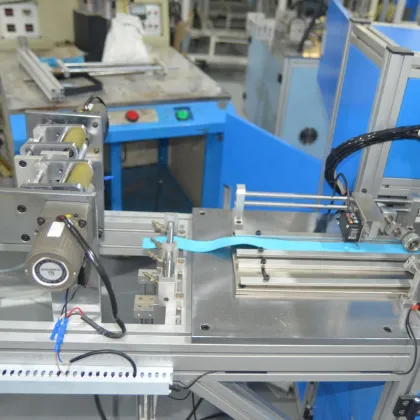 Ultrasonic Cutting Machine for High Speed Satin Ribbon Webbing Lanyard