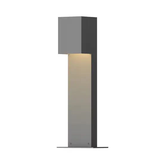 Modern Stainless Steel Solar Garden Lights: LED Bollard Outdoor Lamp