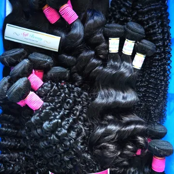Hot Sale Raw Mink Vendor 12A Grade Brazilian Body Wave Blend with Closure Bundles Cuticle Aligned Hair Virgin Human