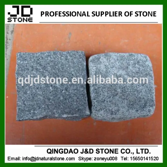 Cheap tumbled G654 grey granite driveway pavers for sale