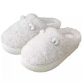 Bear Ears Fuzzy Slippers