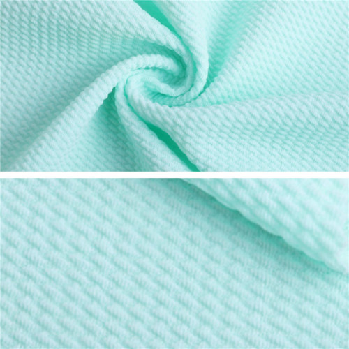 Bubble Twill Knitted Jacquard Healthy Thicker Fabrics
