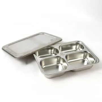 Style 304 Stainless Steel Tableware Plates Dishes Dinner Plates