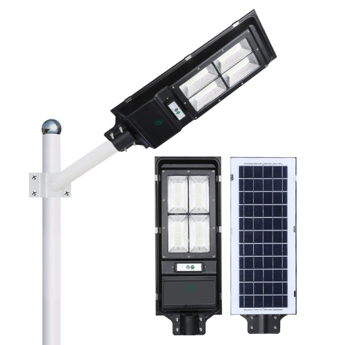 Luz de rua solar all-in-one ip65 80w com economia de energia
