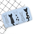 Custom cat waterproof leather for women wallet