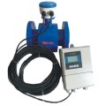 Electromagnetic flow meter with locale LCD display