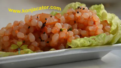 low calorie wholesale konjac flour gluten free konjac pearl rice