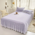 Polyester Bedskirts Dust Ruffles Camas de tamaño queen 15 pulgadas