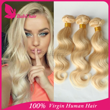 china wholesale hair extensions blonde weft wavy