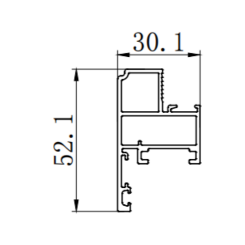 Umweltfreundliche thermische Break -Aluminiumprofil stirbt