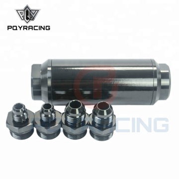 Filtro di carburante automatico universale nero con raccordi per adattati - PQY5564BK