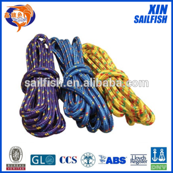 colorful 3-strand fishing rope made in gold city