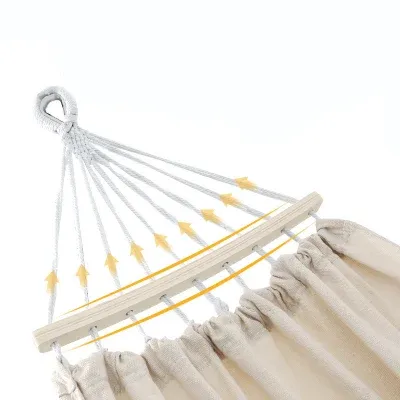 Outdoor Portable Cotton Hammock Camping Travel Hammock