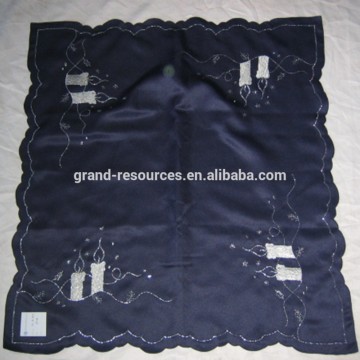 Organza embroidery table cover