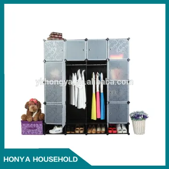storage display modern plastic cover wardrobe