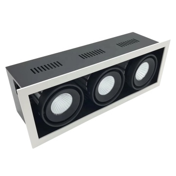 Customizable Multi Head LED Ceiling Downlight Spotlight - 54W 3x18W QR111 4100K