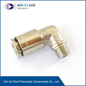 Air-Fluid Lubrication Push in Fittings Elbow