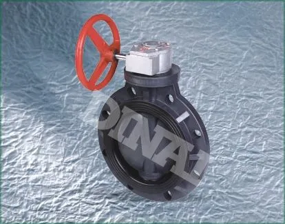 Din / Ansi / Jis Pp Butterfly Valve, 5”(d140mm) ~ 24”(d600mm) Water Butterfly Valves