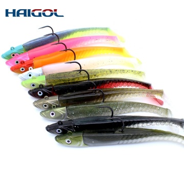 Customized Silicone Bait Soft Lures for Pike and Zander in 8cm to 15cm
