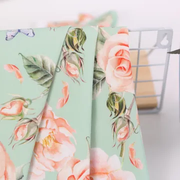 Wholesale 100% Cotton Woven Fabric for Dress - Digital Print Plain Cotton Fabric