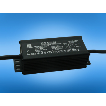 20W corriente constante IP65 Triac de aluminio llevó conductor