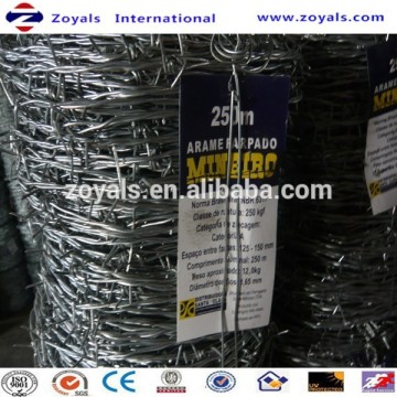 12x14 Wire Gauge Hot-dipped Barbed Wire