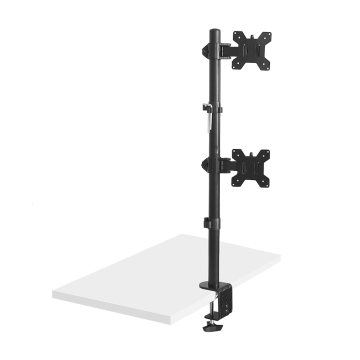 Регулируемая высота Mg Monitor Monitor Monty Stand с подносом для клавиатуры - деревянная конструкция