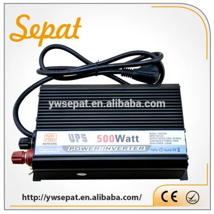 500W car inverter 12v to 220v car power inverter