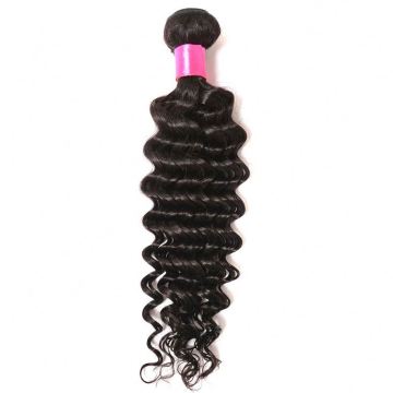 Wholesale Mink Brazilian Hair Deep Wave Bundles Human Hair Extension Weave Cuticle Aligned Raw Virgin Hair Bundles