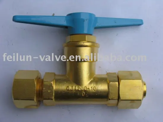 QJT200-8 Brass Pipe Stop Valve
