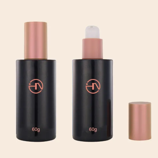 Empty Glass Airless Pump Bottle for serum Lotion