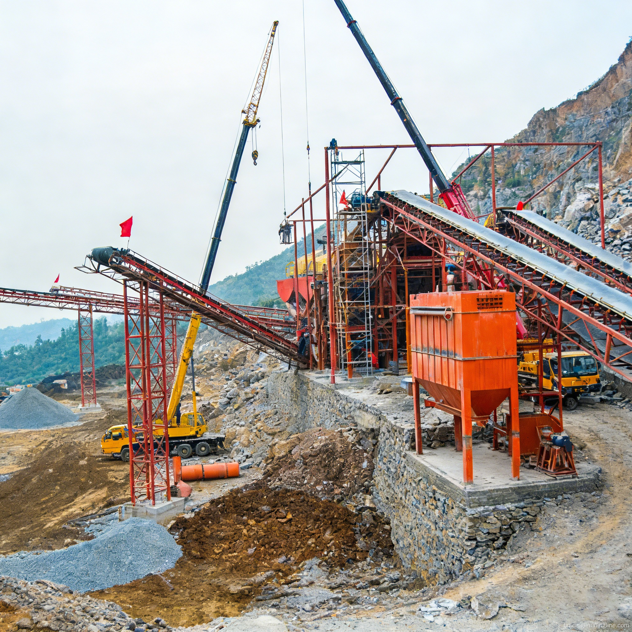 1000 TPH বালি এবং সামগ্রিক উৎপাদন লাইন