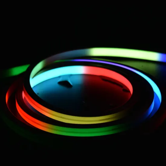 IP67 Waterproof RGB Silicone Neon Strip with WS2811 for Outdoor Use