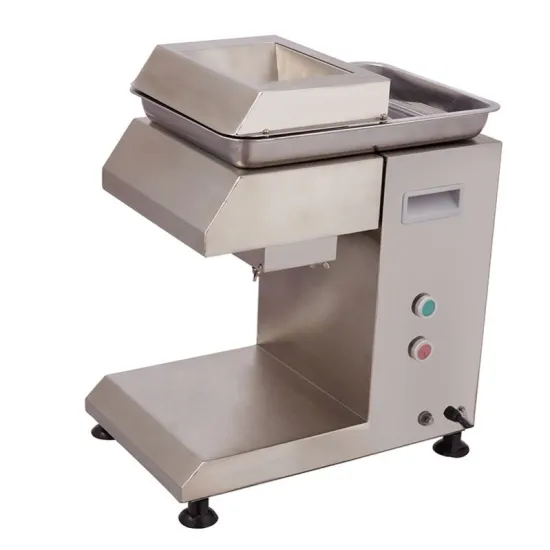Fully Automatic Stainless Steel Meat Slicer: A Commercial Grade Electric Cube Cutter for Butchery and Fresh Meat Processing