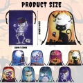 Beg Drawstring Polyester Halloween Promosi