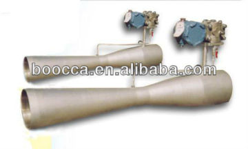 Vertical install Venturi tube flow sensors