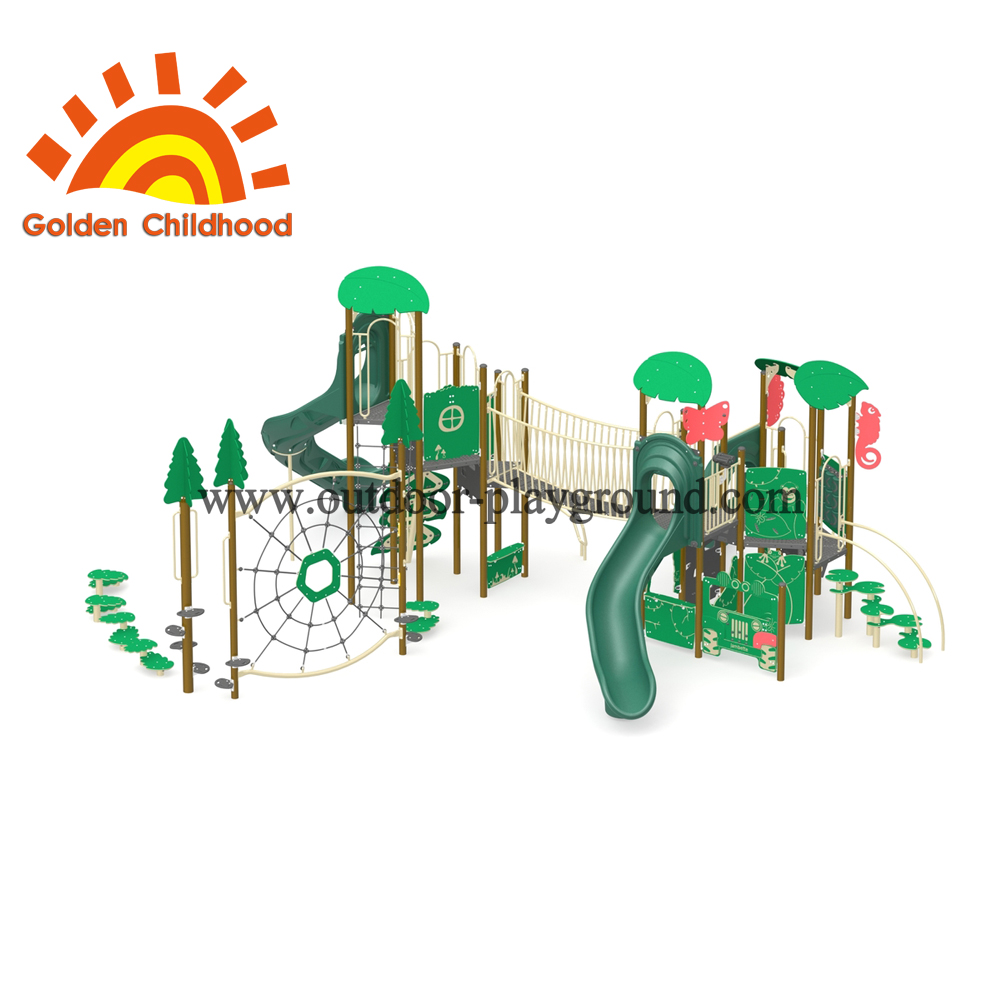 Animal And Nature Outdoor Playground Equipment For Children