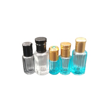 Cienka szklana ośmiokątna butelka z perfumami kulkami - 3 ml, 6 ml, 12 ml dozownik olejku eterycznego