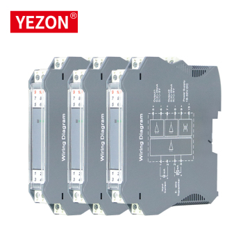 DC 0-10 V bis 4-20 mA Signalwandler-Isolator-Ultra-dünn 12,7 mm, 1 in 2 Out