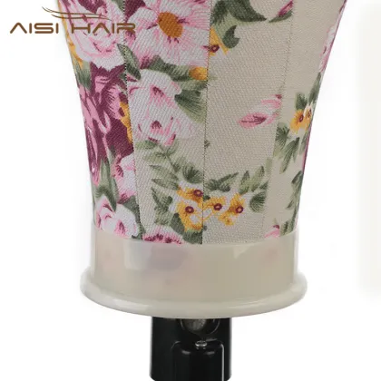 Aisi Hair Poly Canvas Block Training Head Mannequin Manikin Head Wig Stand wig head stand wig accessories