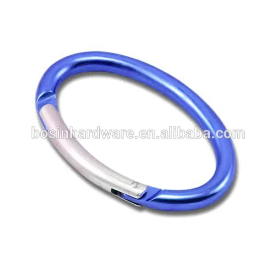 Fashion High Quality Metal Custom Oval Carabiner